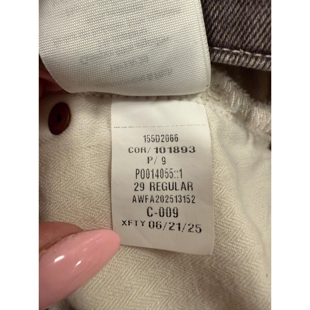 Abercrombie & Fitch Cow Print Straight Leg Jeans - Black and Cream - Picture 9 of 9